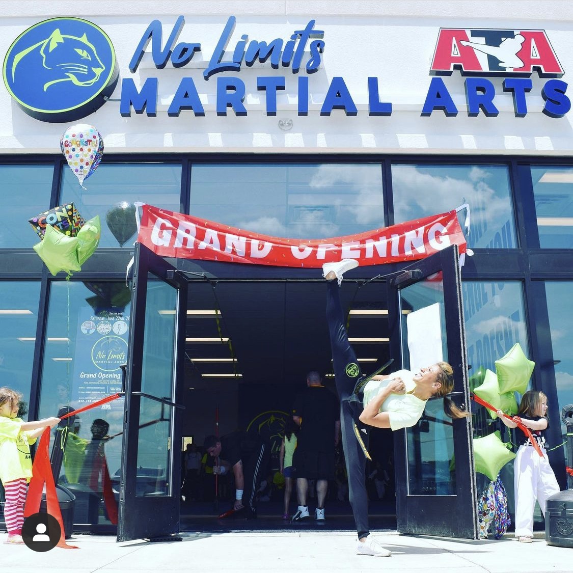 No Limits Martial Arts Store Front