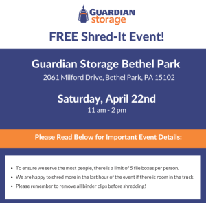 FREE Shred- It Event
