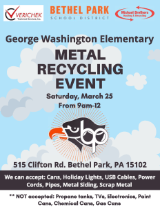 Metal Recycling Event @ George Washington Elementary