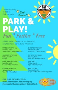 Park & Play Season 2 Event Poster