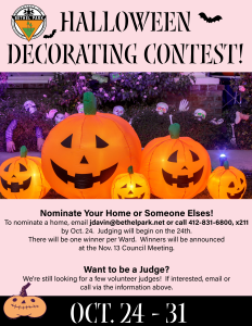 Halloween Decorating Contest Judging Starts